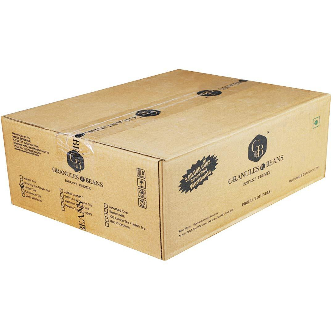 GnB GRANULES n BEANS Coffee Latte Instant Coffee Premix Box - (10 Sachet X 14Gram  140Gram) - (Pack Of 16)