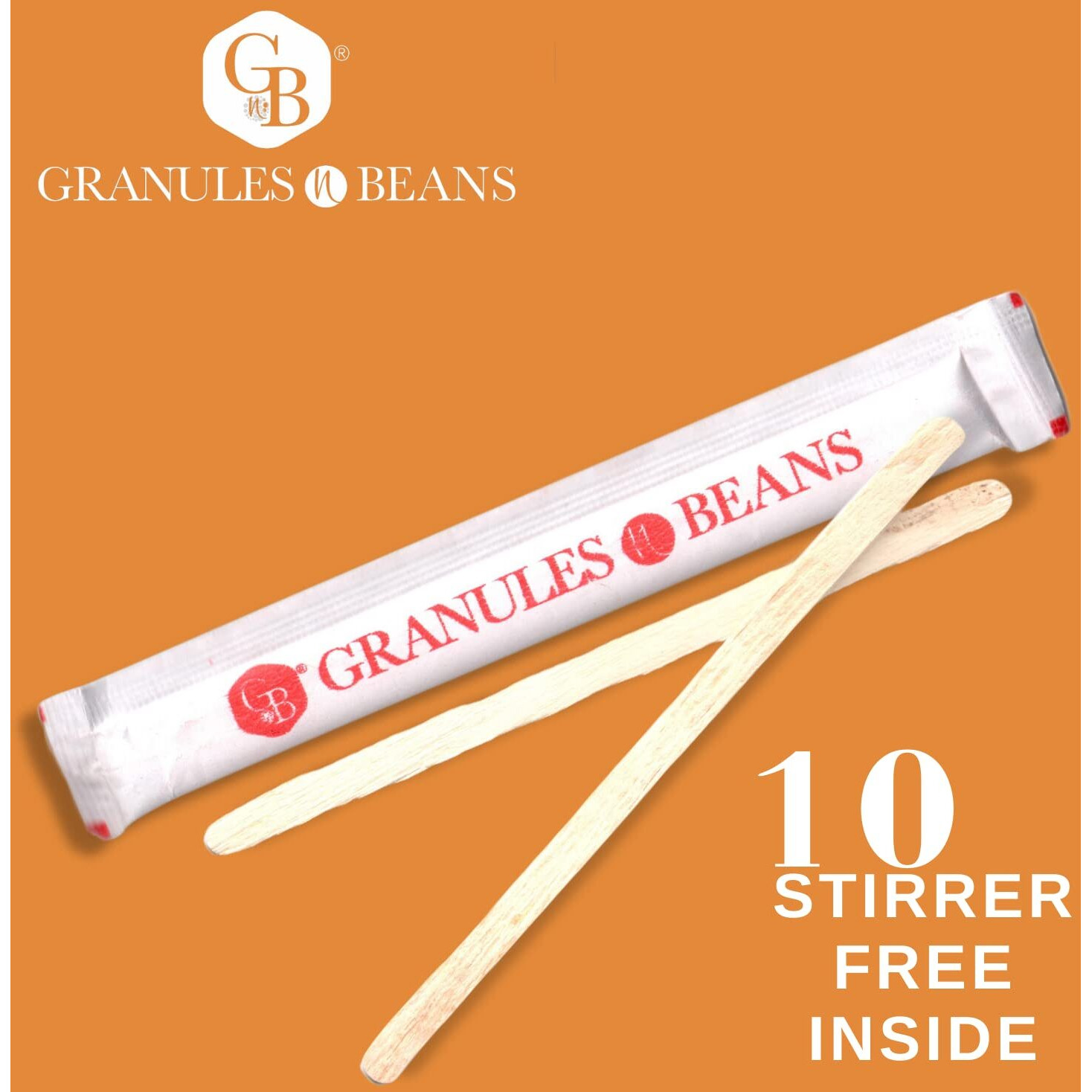 GnB GRANULES n BEANS Ginger Chai Instant Tea Premix - (10 Sachet X 14G  140 Gram) (Pack Of 16)