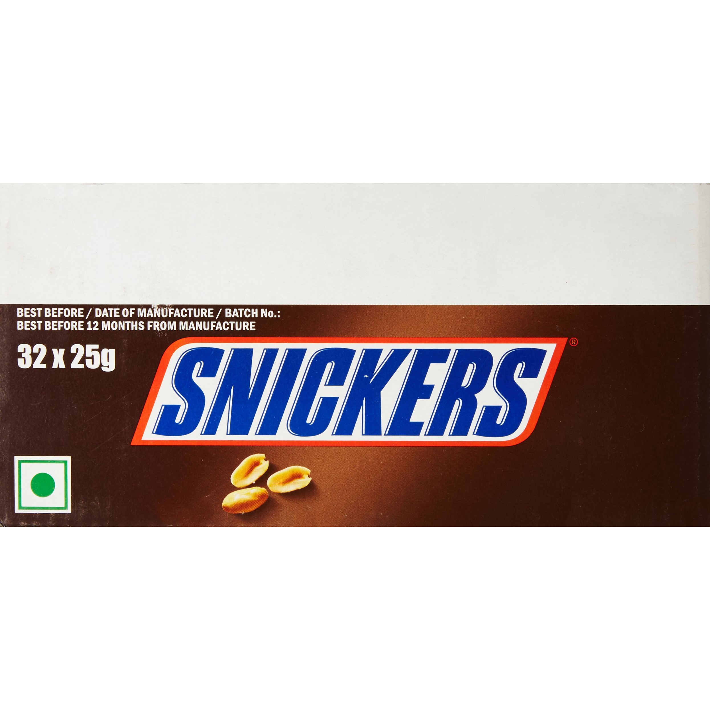 Snickers Peanut Filled Chocolate Bar Loaded With Delicious & Nutritious Roasted Peanuts, Nougat And Caramel Delight Great For Sharing With Family & Friends 22 G Pack Of 32,500 Grams