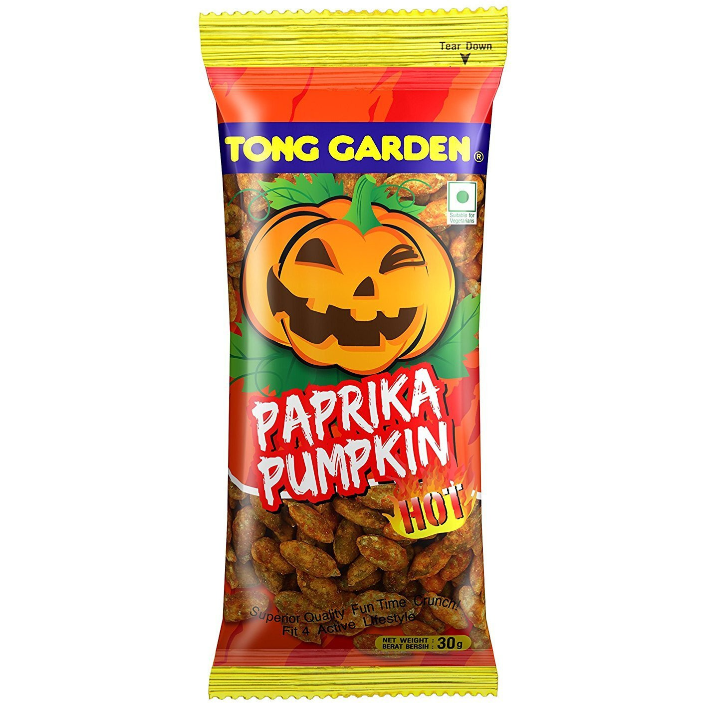 Tong Garden Paprika Pumpkin Seeds 30g(Pack of 12)