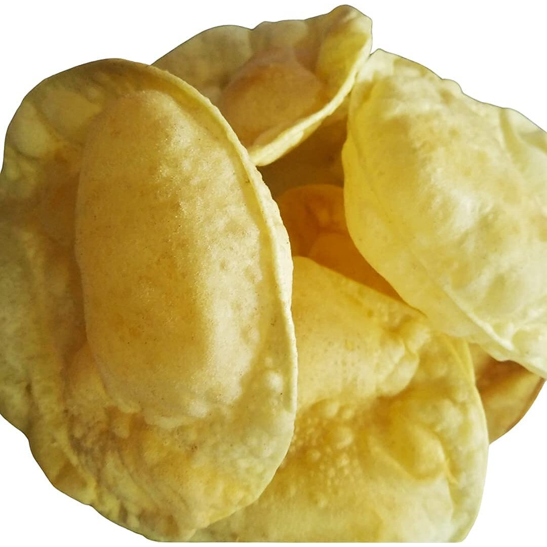 SRI AYYAPPA Kerala Salted Pappadam - 750 Gm - 4 Inch - Traditional Homemade Fryums/ Papad/ Appalam (150 Gm X 5 Pack) - 1 Kg