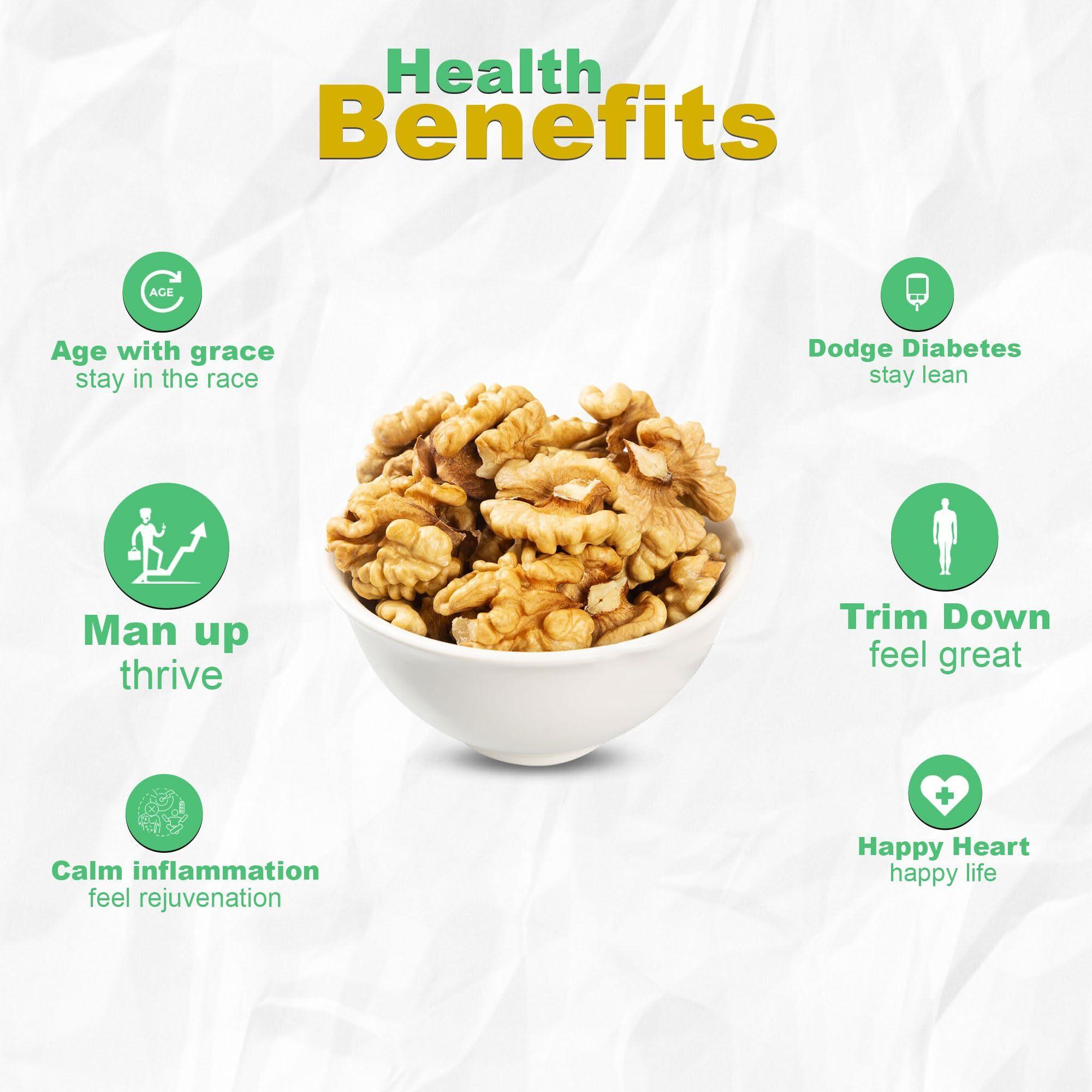 MevaBite Premium California Walnuts Without Shell (2 X 200g) | Broken Walnut Kernels | Akhrot Giri Dry Fruit | Pure Without Shell Walnut Kernels | Rich in Omega3, Proteins, Fiber, Nutrients, Vitamins