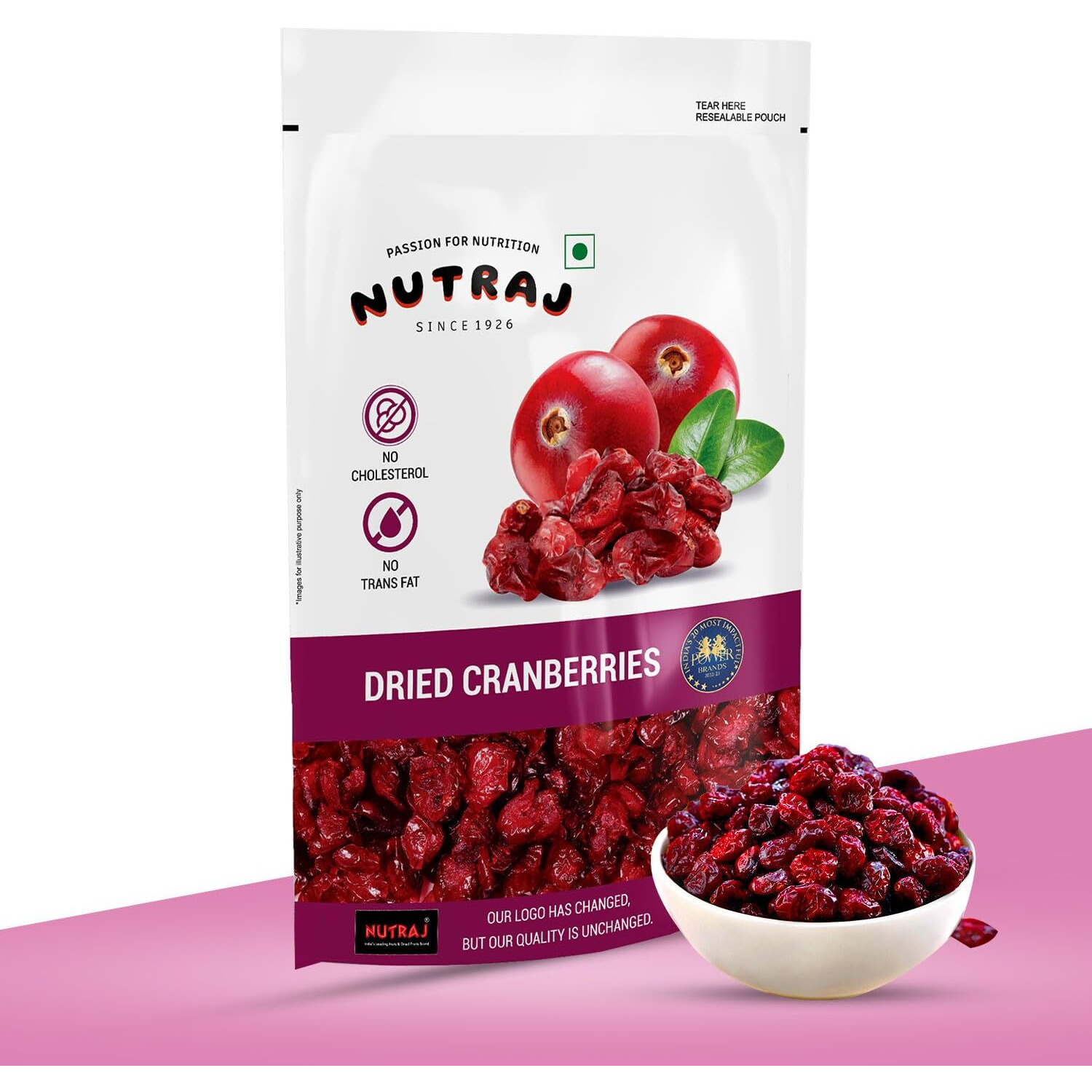 Nutraj Sweet & Tart Sliced American Dried Cranberries 180 Gram (Pack Of 3)
