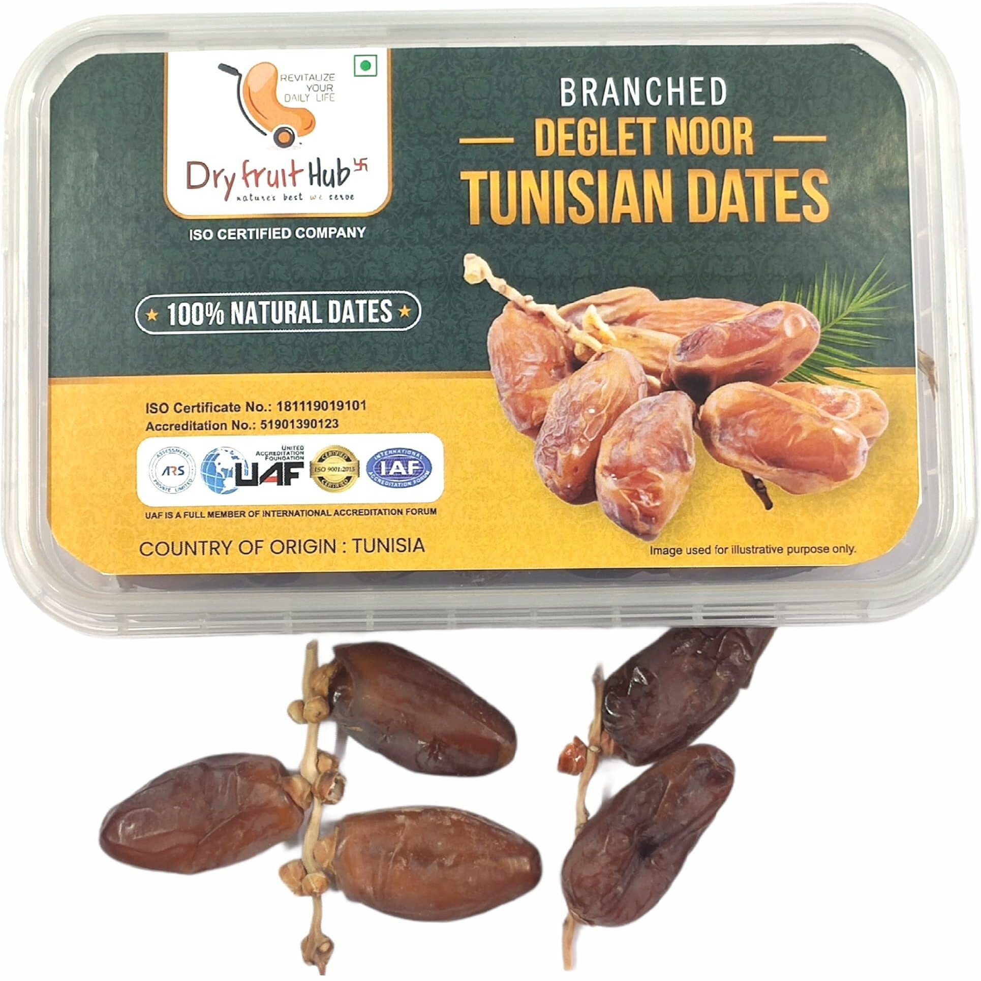 Dry Fruit Hub Tunisian Dates Khajoor/Khajur 400Gms, Tunisia Dates Khejur, Deglet Noor Branched Dates, Dates Dry Fruits, fresh