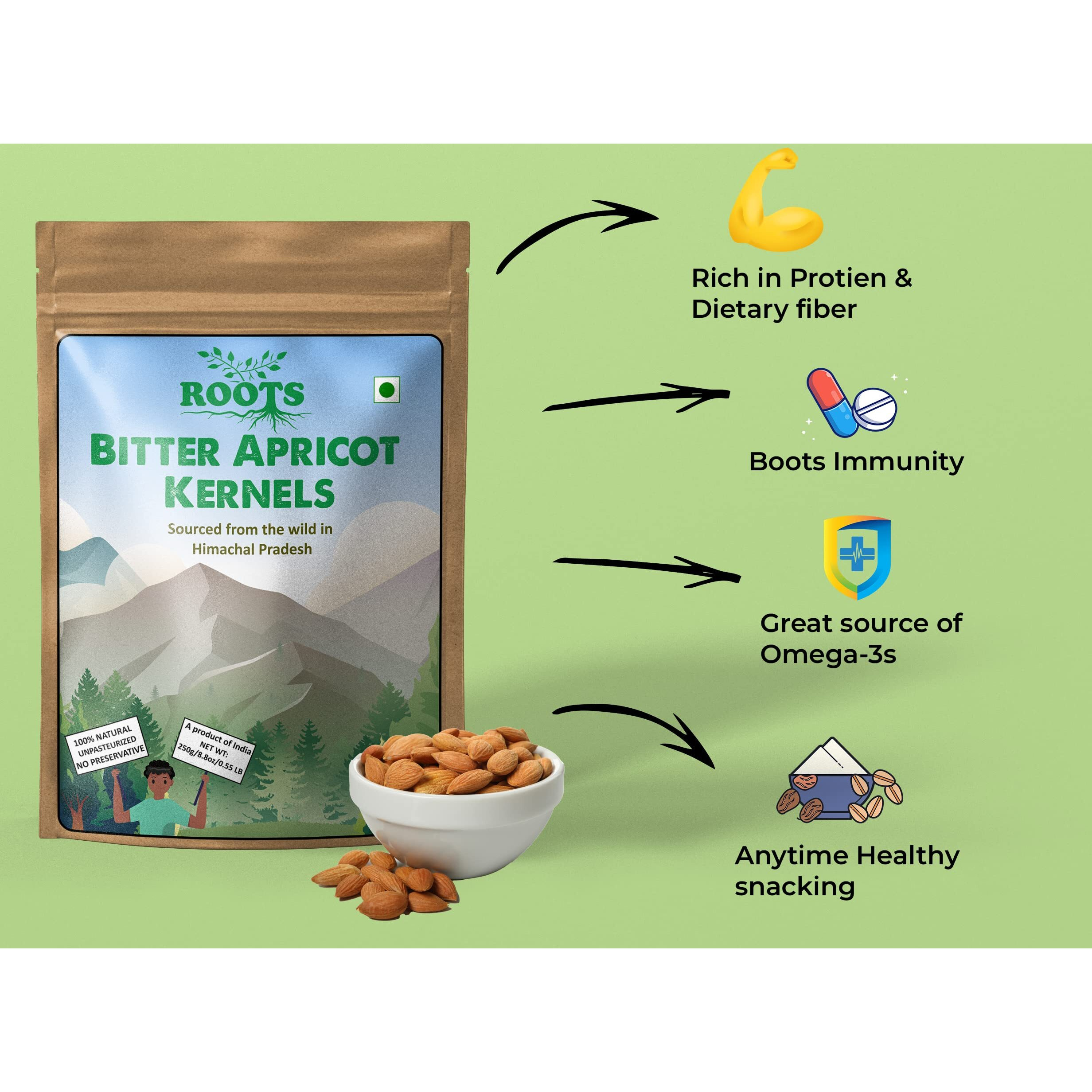 Roots | Bitter Apricot Kernels (500g)