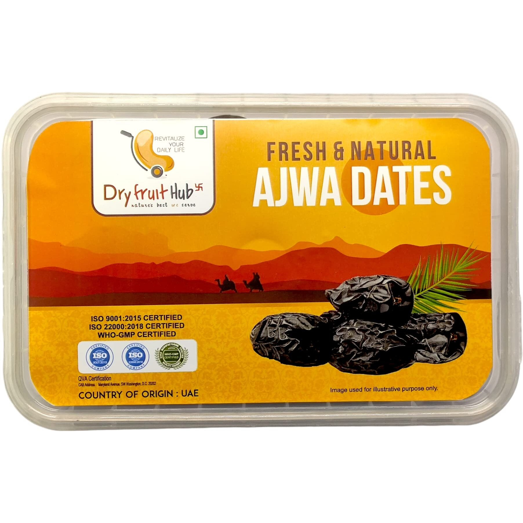 DRY FRUIT HUB Ajwa Fresh Dates 500Gm| Ajwa Khajoor | Organic | Ajwa Dates Original,Madina Ajwa Khejur,Original Ajwa Khajur