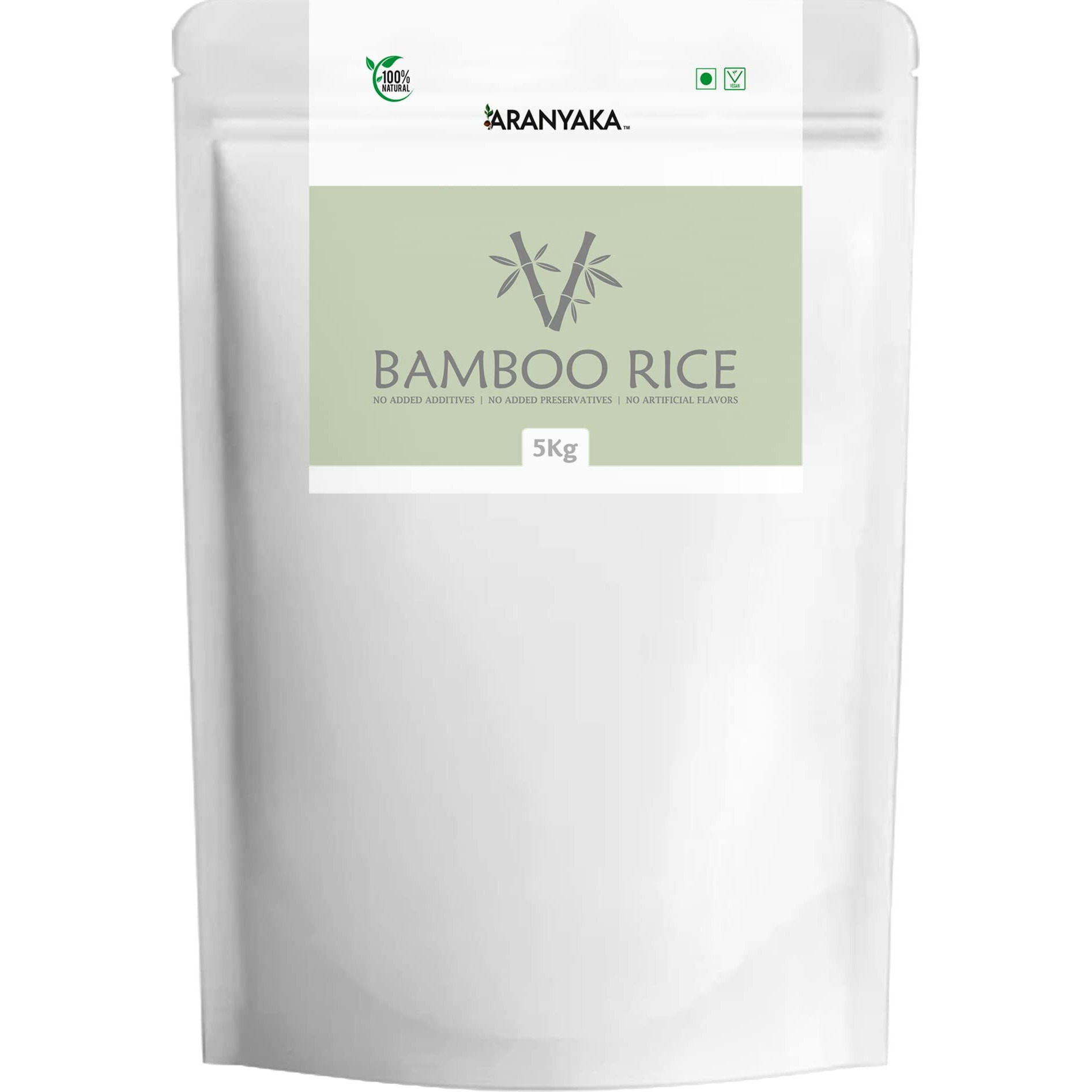 Aranyaka Kerala Wayanadan Forest Wild Bamboo Rice 5 Kg| Mulayari | Small Grain, Raw | Unpolished | 5 kg |