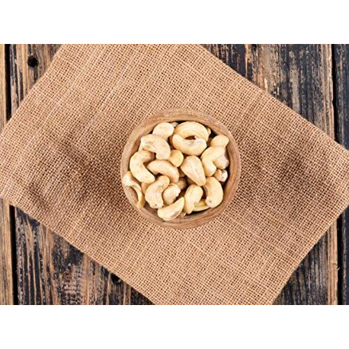 NutriOrganics Dry Fruit Natural Premium Whole Cashew Nuts W320 Value Pack GMS, 100 gram