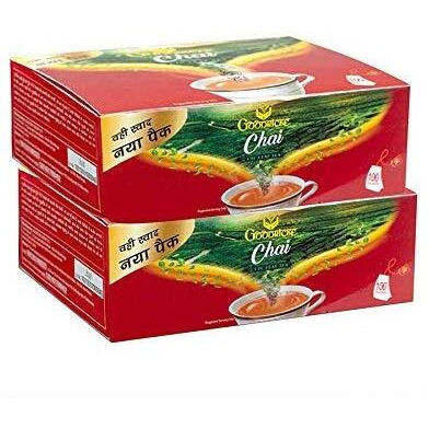 GOODRICKE Ctc Chai Leaf Tea Bag - 100 Tea Bags, (Pack Of 2) | Premium Chai | Enticing Colour And Superior Taste | 100% Natural & Organic Chai | Richer Taste & Flavour, Assam, 360 Gram