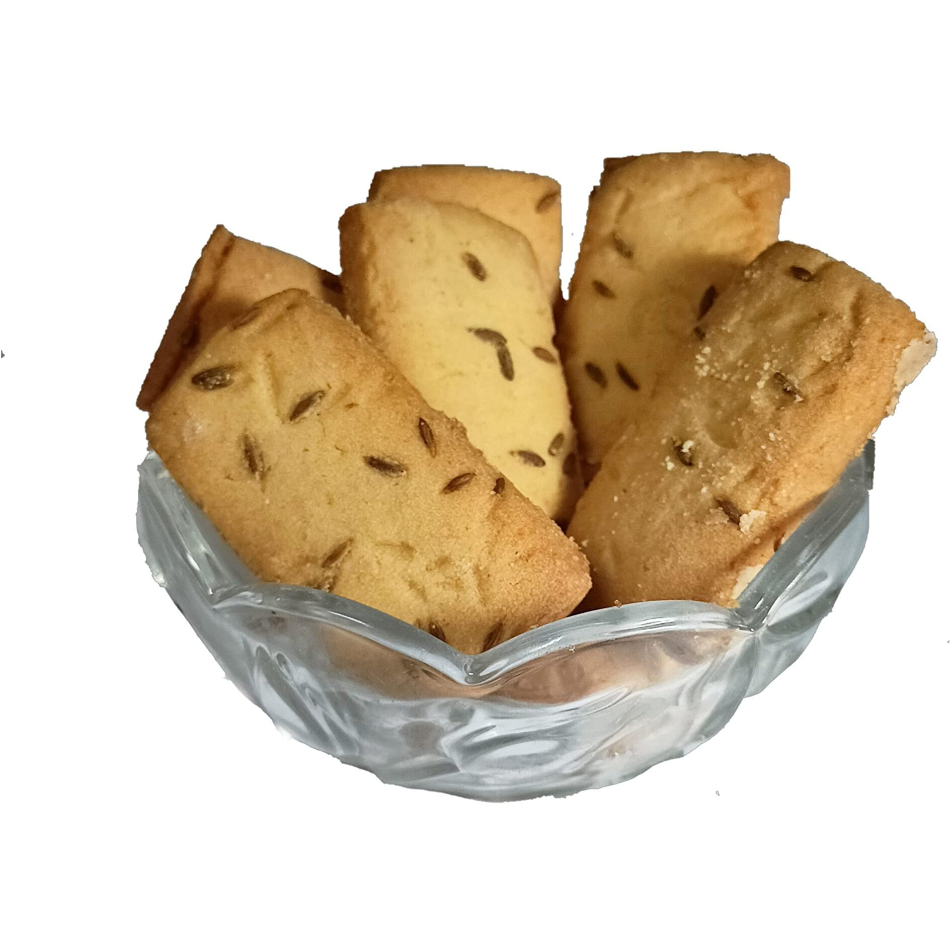 MidBreak - Jeera Biscuits | Jeera Cookies | Cummins Biscuits | Cummins Cookies | 25% Less Fat | Premium Handmade Cookies | 300 Gms x 2 | Pack of 2
