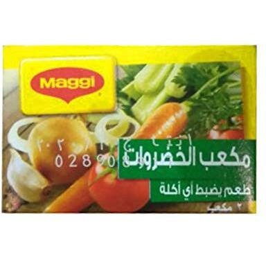 Maggi Vegetable Cubes, 18 g, 12 Pack