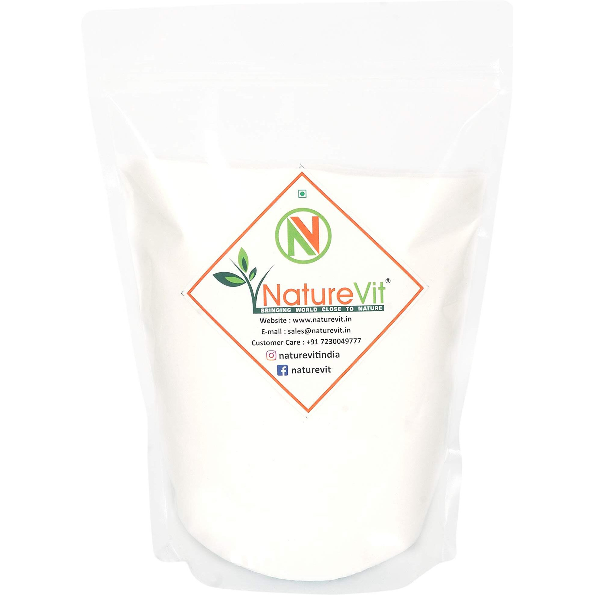 NatureVit Baking Soda | Food Grade Sodium Bicarbonate | Baking Soda For Cake | Baking Soda For Cooking | Triple Refined Soda Powder | Baking Soda For Cleaning Purpose 900gm