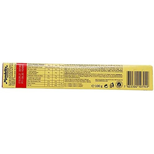 Toblerone Fruit & Nut With Raisins, Honey And Almond Chocolate Bar Pack Of 4, X 100 Gm, 400 Gm