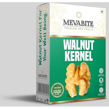 MevaBite Pure California Without Shell Walnut Kernels 200g | Broken Walnut Kernels | Akhrot Giri | Premium Walnut Kernels | Rich in Omega-3, Proteins, Fiber, Nutrients, Vitamins Snack Dry Fruit