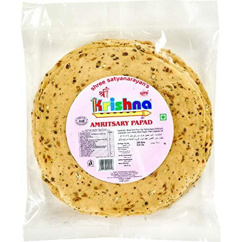 Shree Krishna Amritsari Papad |250 gms| Pack of 2 |