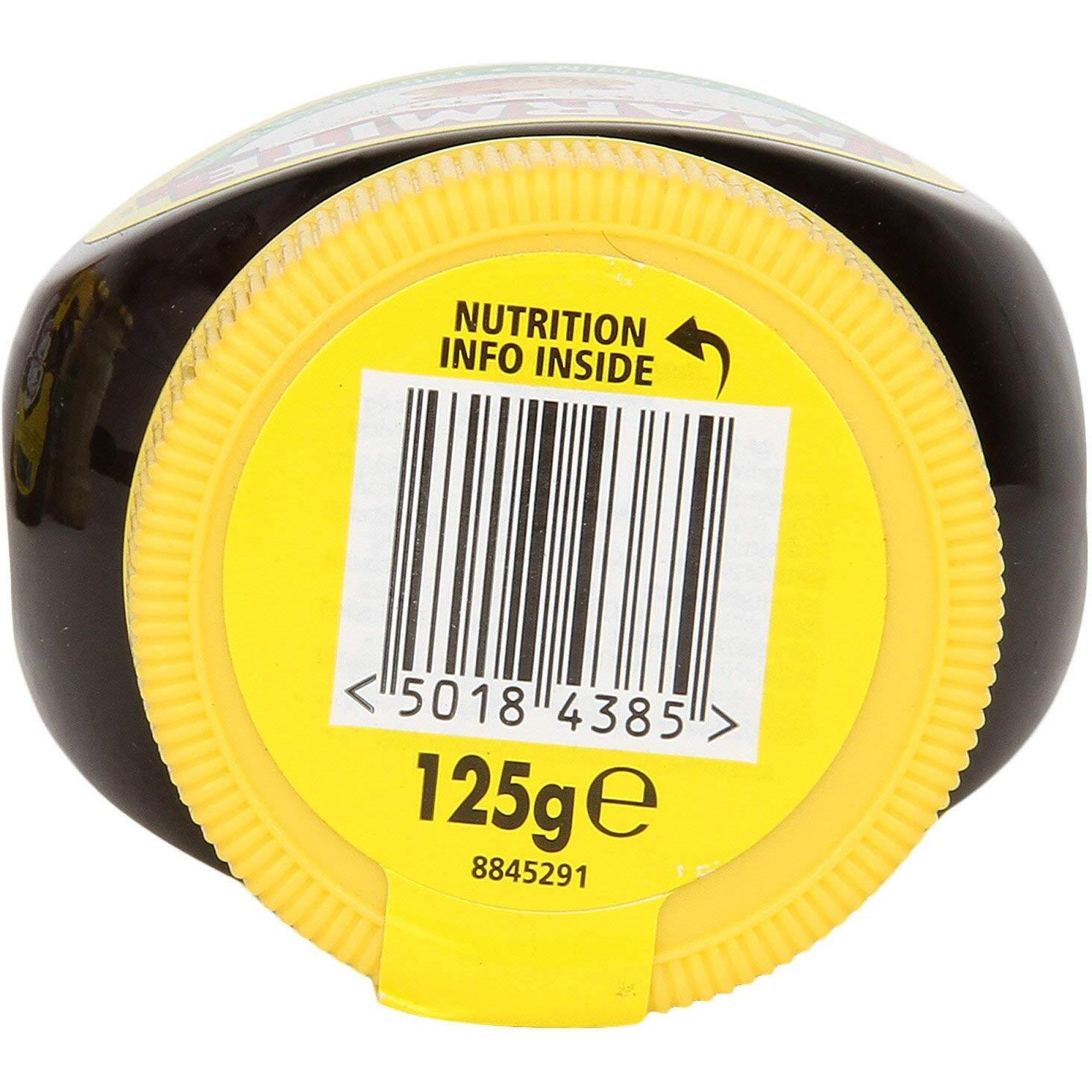 Marmite Yeast Extract, 4.4 oz / 125 g,Yellow,125 g (Pack of 1),254655