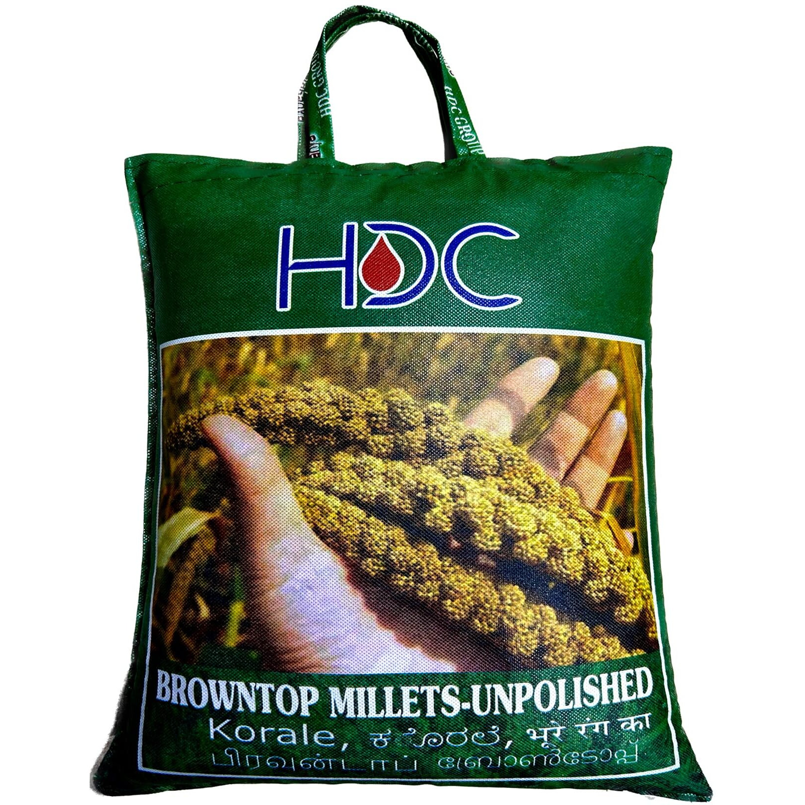 HDC Siridhanya unpolished and organic positive Brown_top millet (Net quantity 4750g) naturally grown without chemicals and pesticides origin from Andhra Pradesh