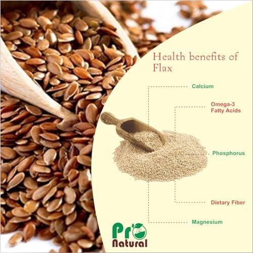 Pronatural Raw Brown Flax Seed, 2kg