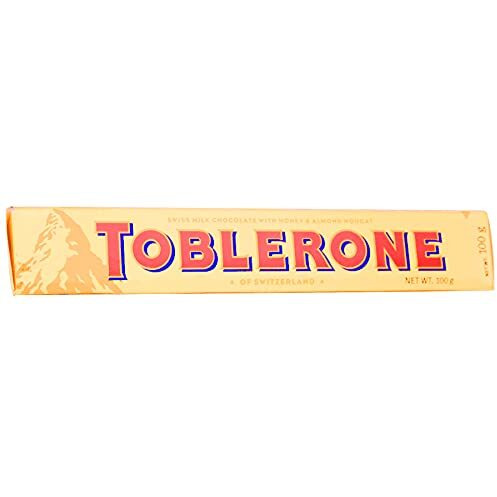 Toblerone Milk Chocolate With Honey And Almond Nougat Pack Of 4, X 100 Gram
