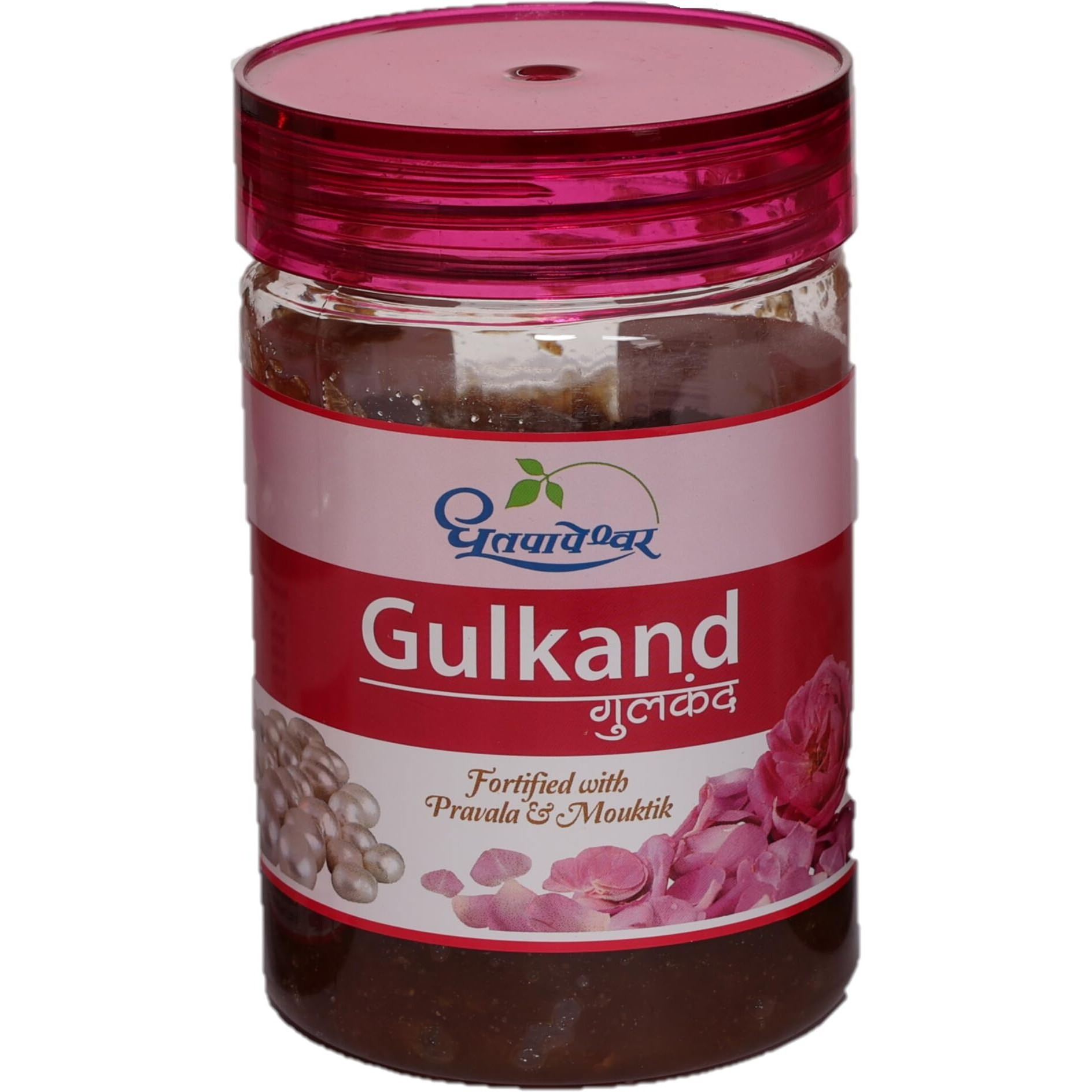 Dhootapapeshwar Gulkand Fortified Pravala & Mouktik Pishti (400Gm)