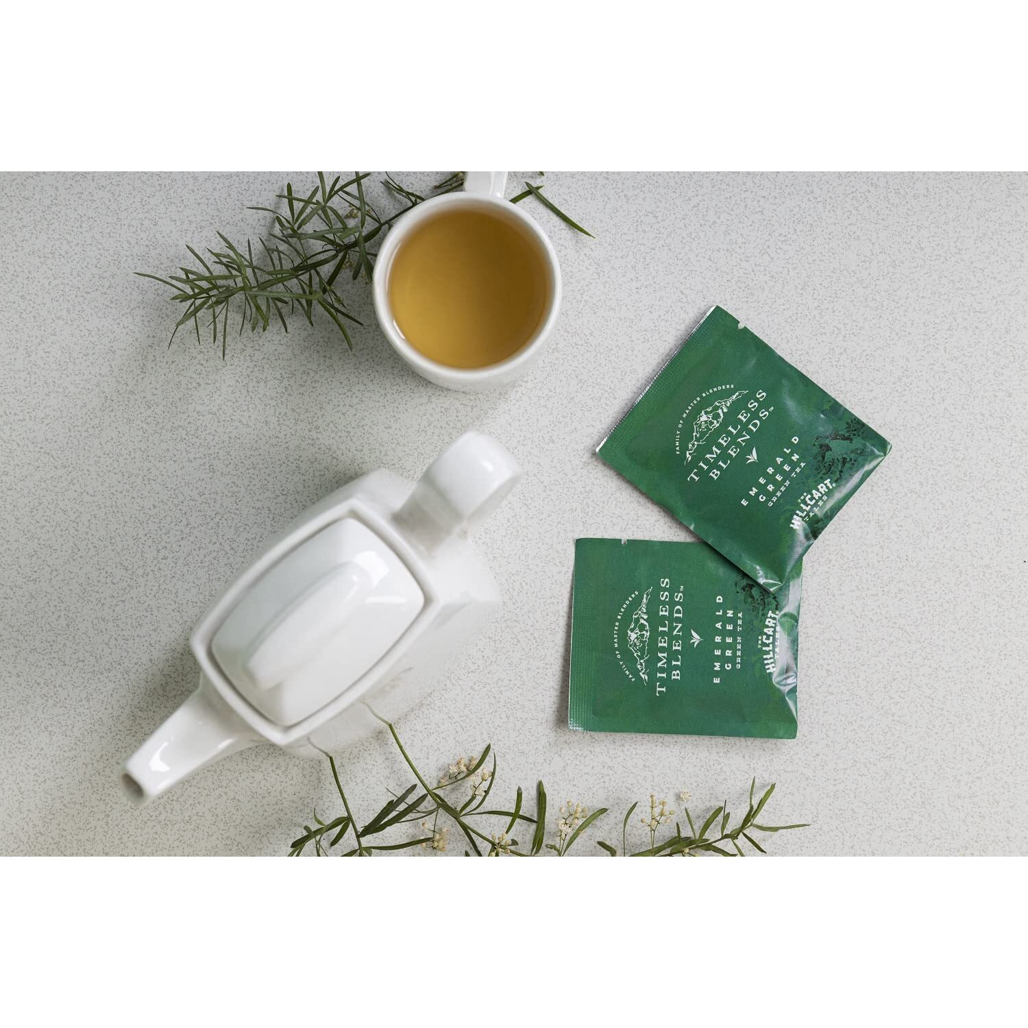 Timeless Blends Emerald Green Tea with Nourishing Antioxidants and Flavonoids | Flavoured Green Tea - 100 Teabags, 7.06 oz / 200 g