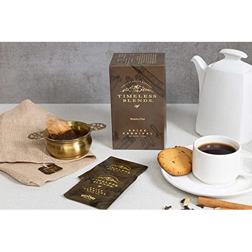Timeless Blends Tlb Spice Carnival | 100 Tea Bags | Blends Of Black Tea, Cinnamon, Cardamom And Clove - 200Gm