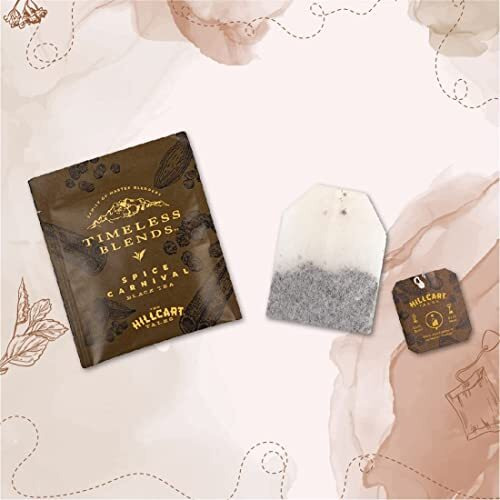 Timeless Blends Tlb Spice Carnival | 100 Tea Bags | Blends Of Black Tea, Cinnamon, Cardamom And Clove - 200Gm