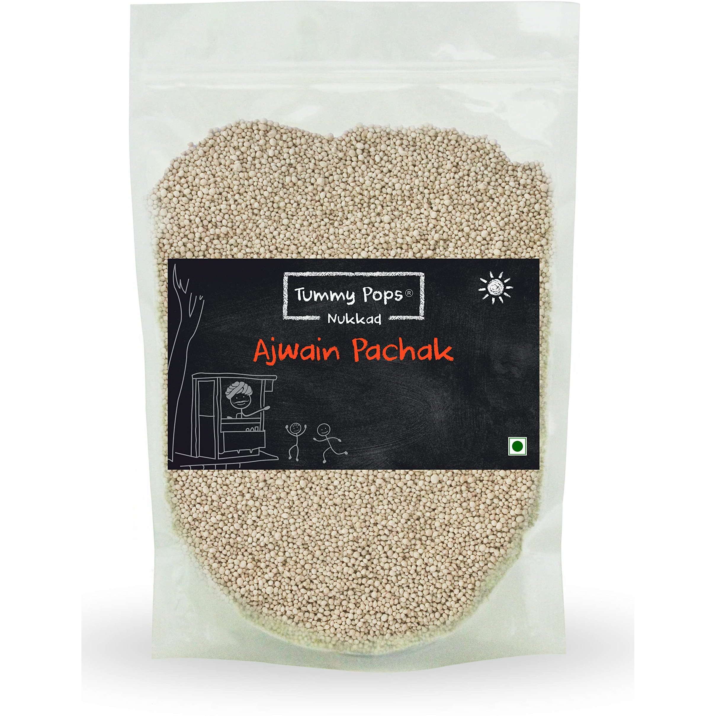 Tummy Pops | Premium Salted Ajwain Ajowan Pachak For Digestion - 950Gm Pouch | After Meal Digestives Mukhwas, Premium Handmade Sweet Mouth Fresheners, Chatpati Churan Goli Pachak