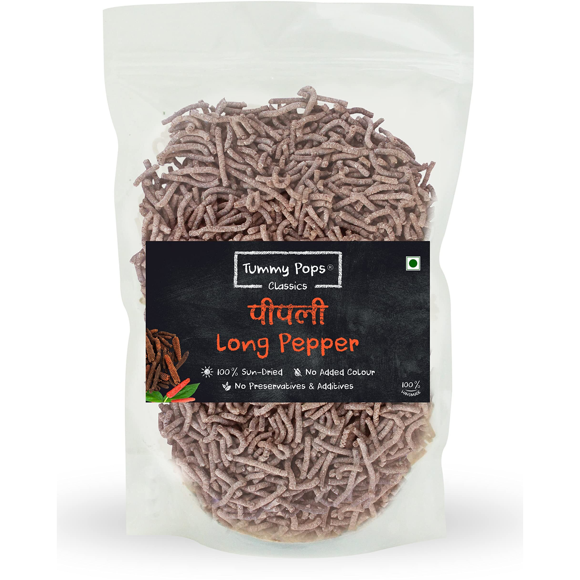 Tummy Pops | Pipli for Digestion - 950gm Pouch |Handmade Chatpata Pipli Long Pepper Churan Pachak Mukhwas Mouth Fresheners | Hygienically Prepared & Packed