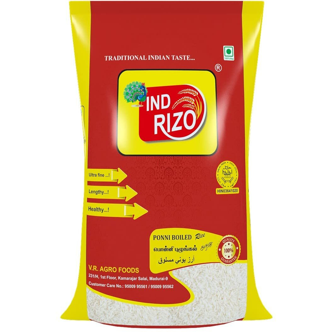 INDRIZO Premium ponni Boiled Rice (1 kg)