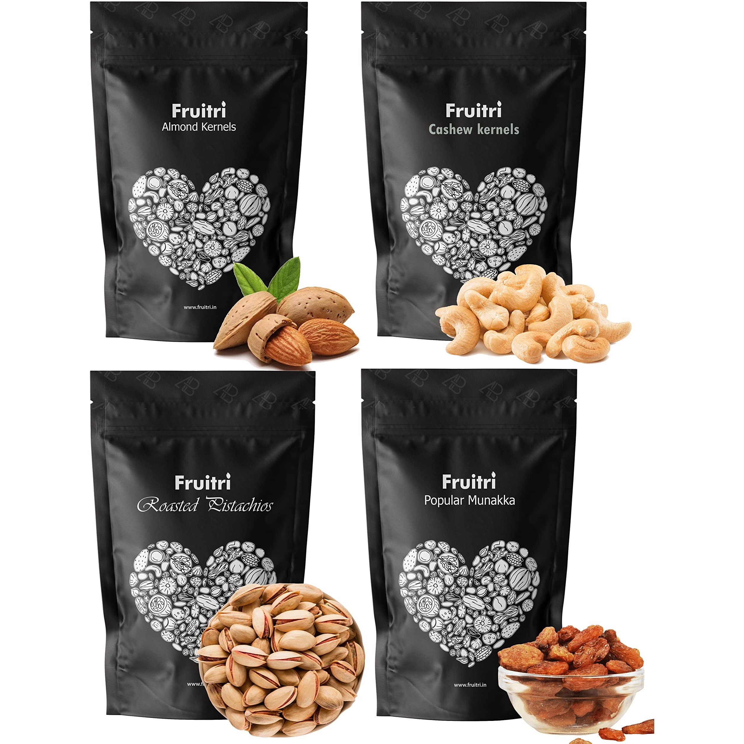 Fruitri Mix Dryfruits (Combo5, 200g x 4)
