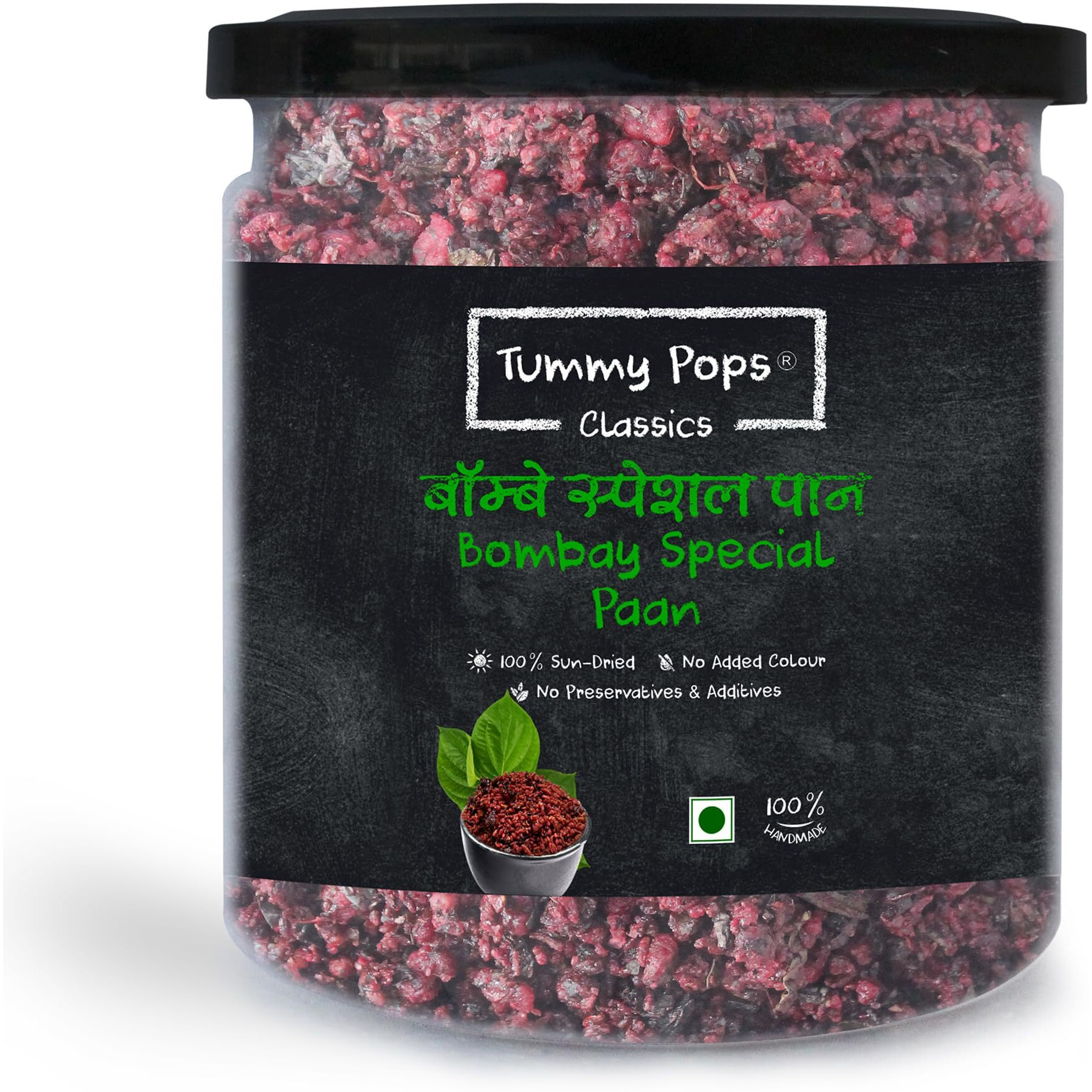 Tummy Pops| Premium Meetha Paan Without Supari | Hygienically Prepared & Packed | After Meal Digestives Mukhwas, Premium Handmade Sweet Mouth Fresheners (Bombay Special Paan, 300gm)