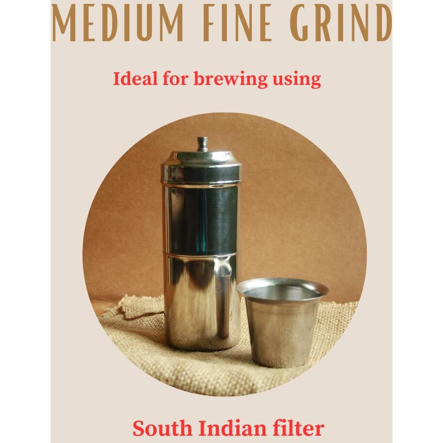 Navees Coffee | Premium blend 70% Arabica 30% Robusta | Medium fine grind | South Indian Filter coffee | Freshly Roasted | Single Origin | 0% chicory | Delivered straight from our Farm | 500 gm