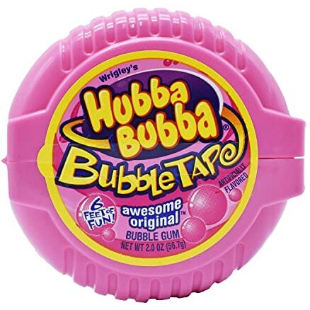 Hubba Bubba Awesome Original Bubble Tape Pack of 2 Pouch, 2 x 56 g
