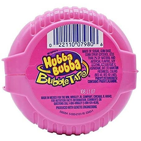 Hubba Bubba Awesome Original Bubble Tape Pack of 2 Pouch, 2 x 56 g