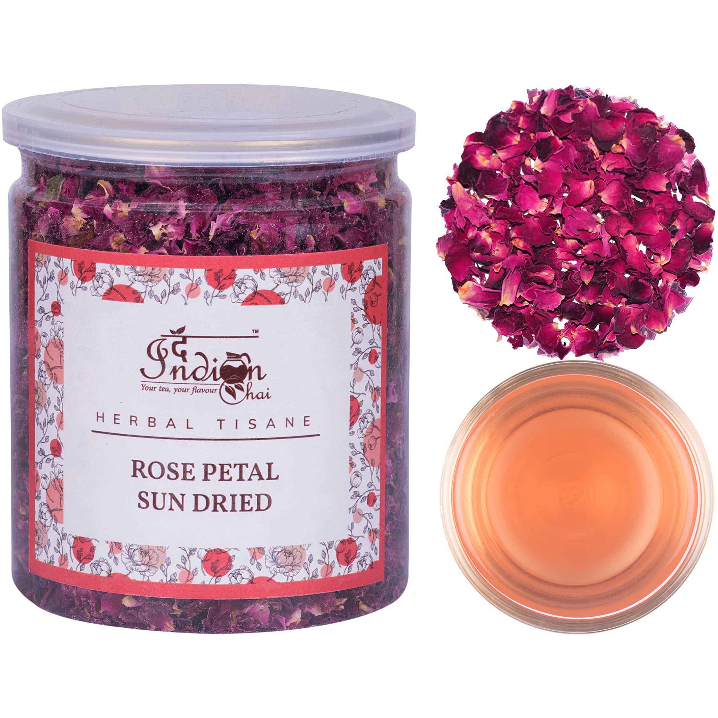 The Indian Chai - Rose Petals Sun Dried 50g,