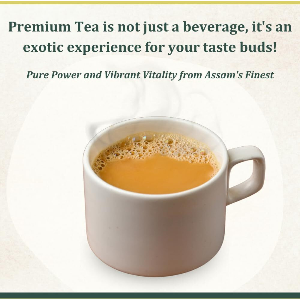 Tea and Twigs Premium Tea - 250gm (Pack Of 2) | Second Flush CTC Tea | Premium Chai Patti | Assam Tea | Black Tea