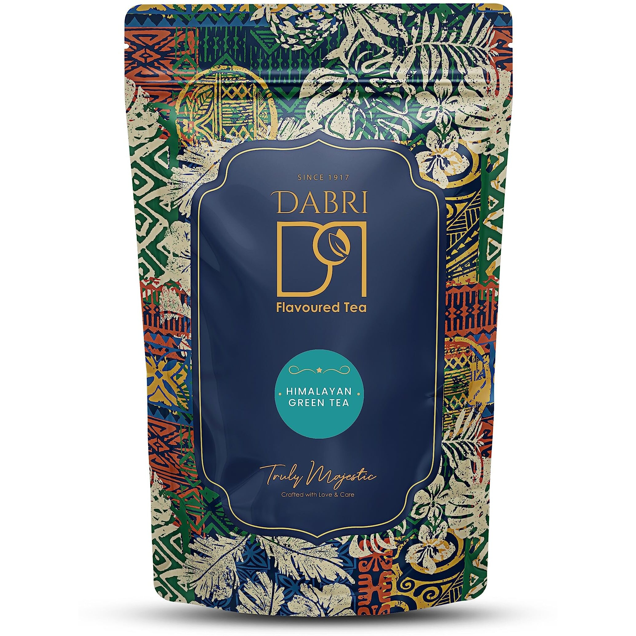 DABRI Himalayan Green Tea With Herbal Ingredients (Pouch Of 100 Grams) - Loose Leaves
