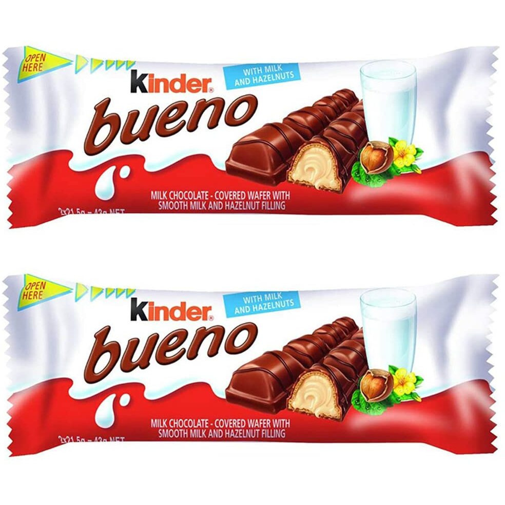 Kinder Hazelnut, 43 Gm Bueno, 2 X 43 G