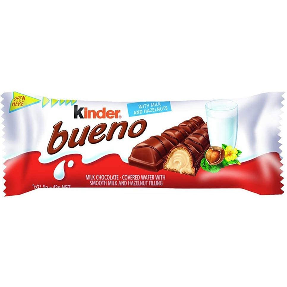 Kinder Hazelnut, 43 Gm Bueno, 2 X 43 G