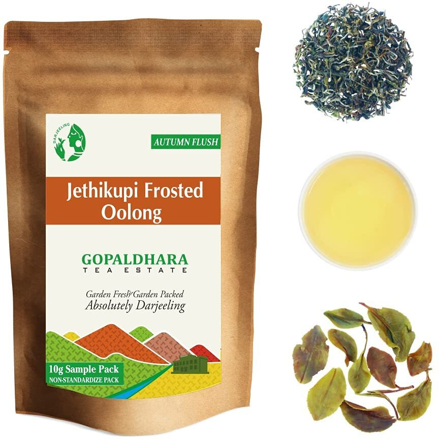 GOPALDHARA Darjeeling Frosted Autumn Teas Sample Pouches (Pack Of 5 Teas - 10 Grams Each) - Ftgfop1 Whole Leaf Chai Tea From High Mountain