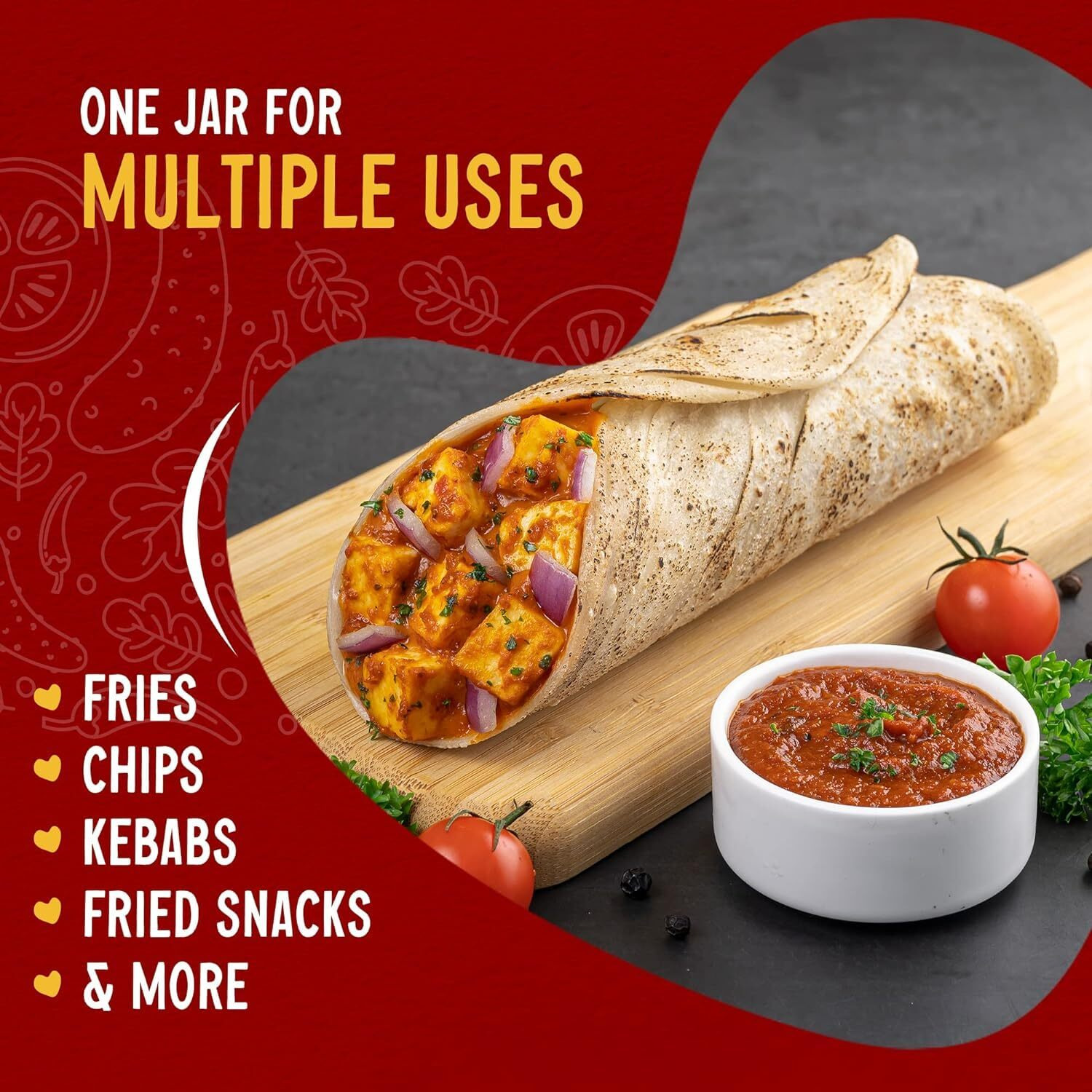 Saucy Affair Peri Peri Sauce | Tomato Chilli Sauce | Chilli Sauce | Red Chilli Sauce | Hot Sauce | Spicy Sauce | Pasta Sauce | Pizza Sauce Ready To Eat - 180 Gram Regular, (Set - 2)