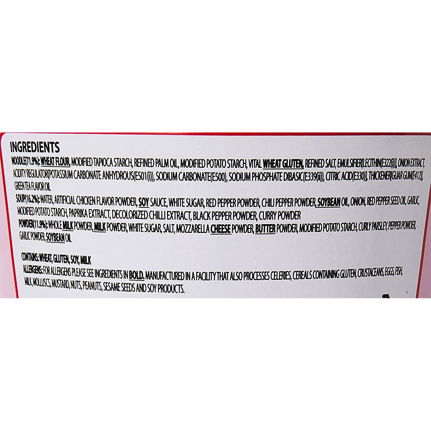 Sam Yang Carbo Hot Chicken Flavour Raman Cup Noodles, 70mg*4 Pack (Pack of 4) (Imported)
