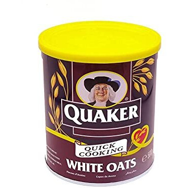 Quaker Quick Cooking White Oats Jar, 500 g