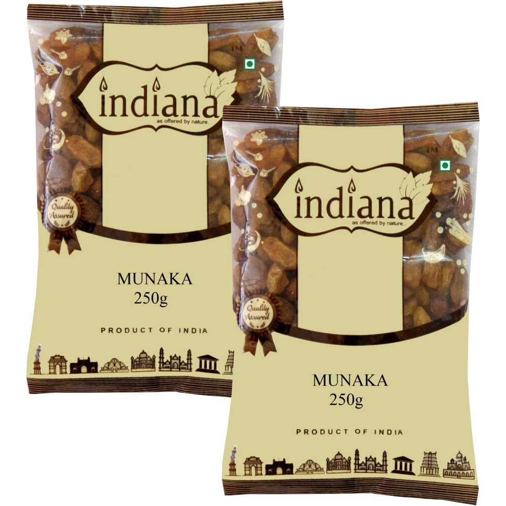 INDIANA Natural Munakka Dry Fruit, 500 g