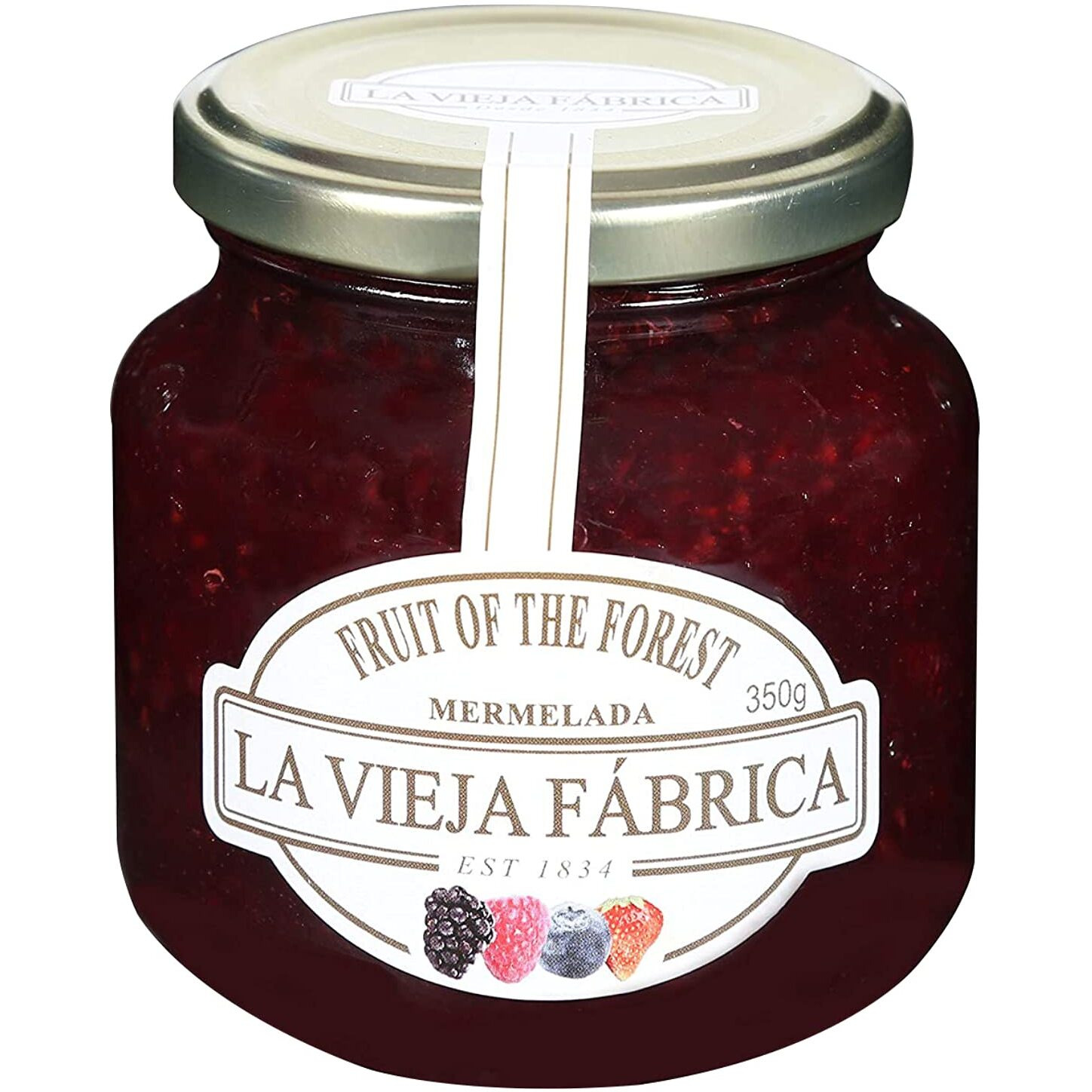 La Vieja Fabrica Fruit Of The Forest Mermelada Jam, 12.35 oz  350 g, 2 Pack