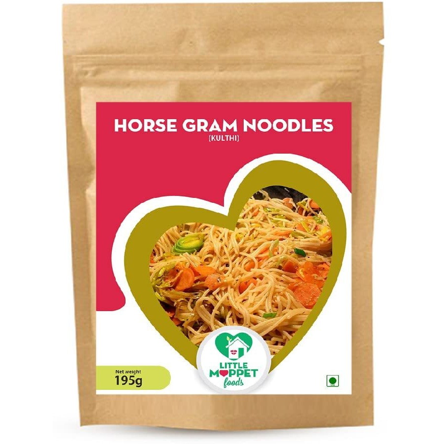 Little Moppet Foods Noodles - 195G (Horse Gram Noodles), Preservative Free