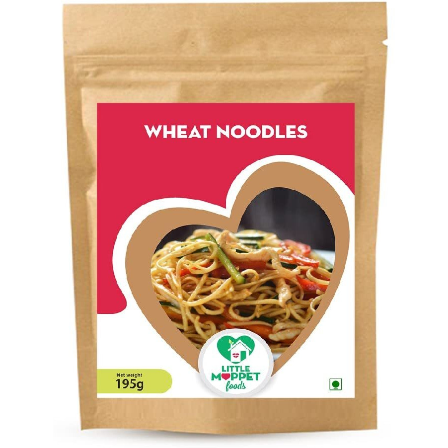 Little Moppet Foods Noodles - (Wheat Noodles), Preservative Free, 195 Gram