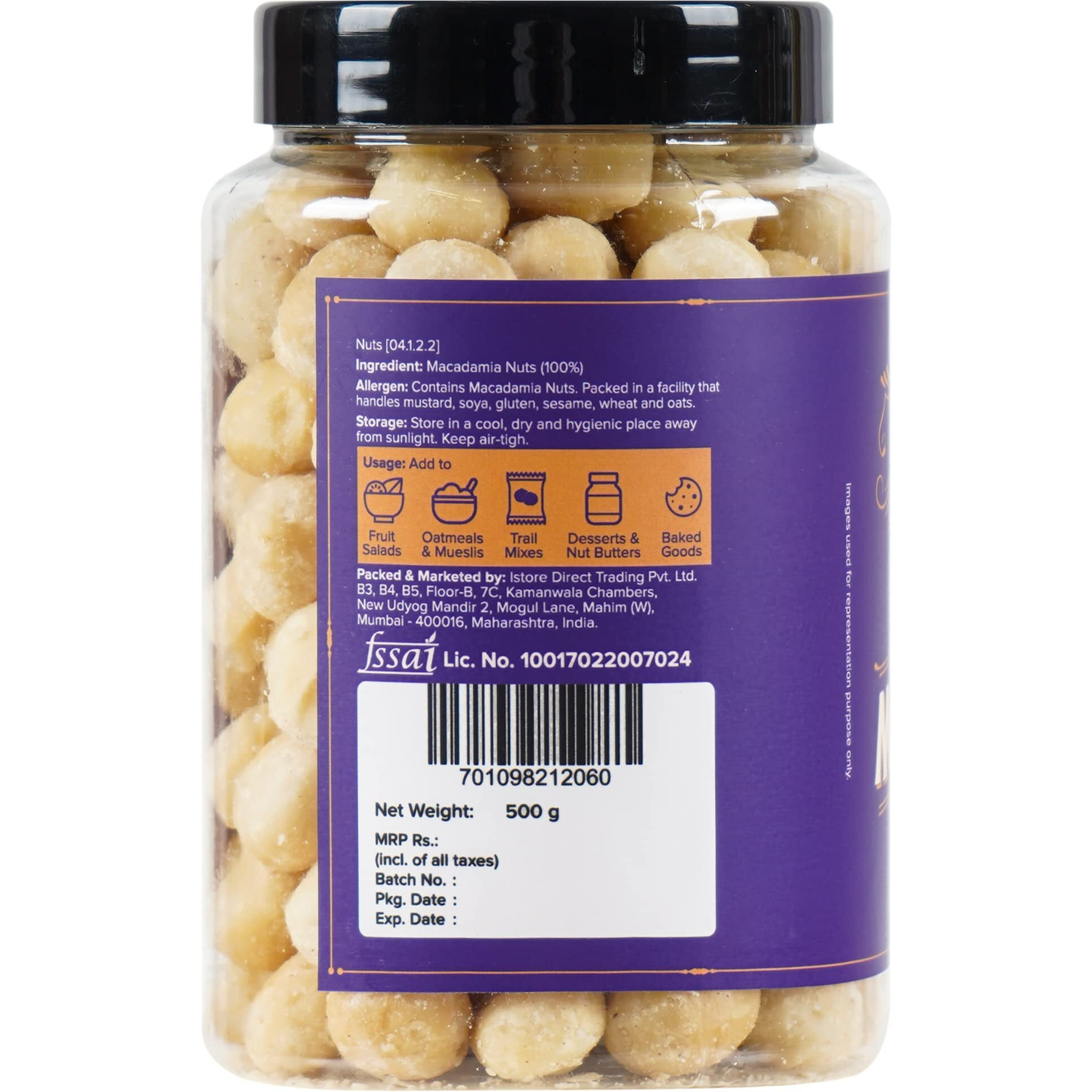 Urban Platter Exotic Macadamia Nuts, 500g