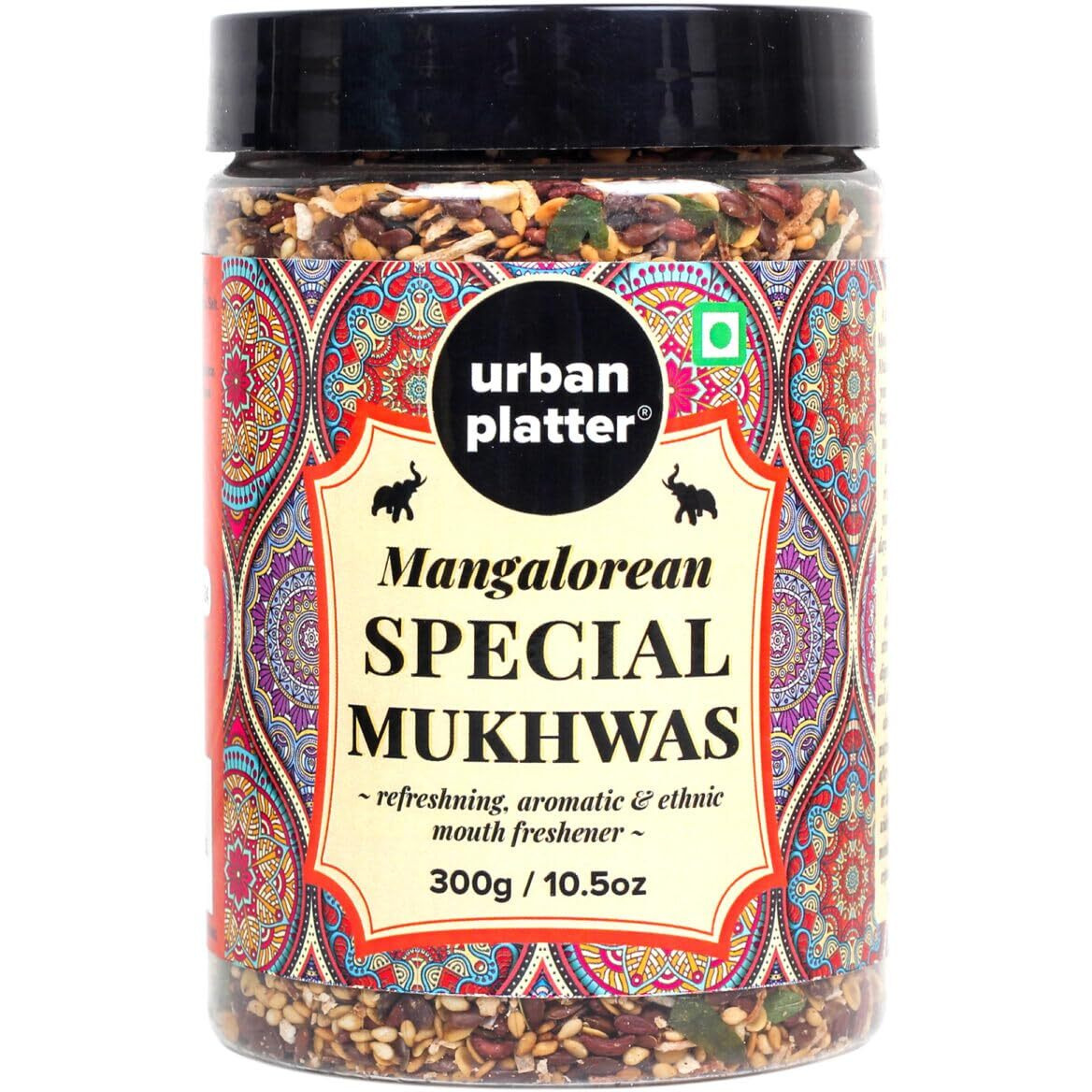 Urban Platter Mangalore Special Mukhwas, 300g / 10.5oz [Mouth Freshener, Digestive, After-Meal Snack]